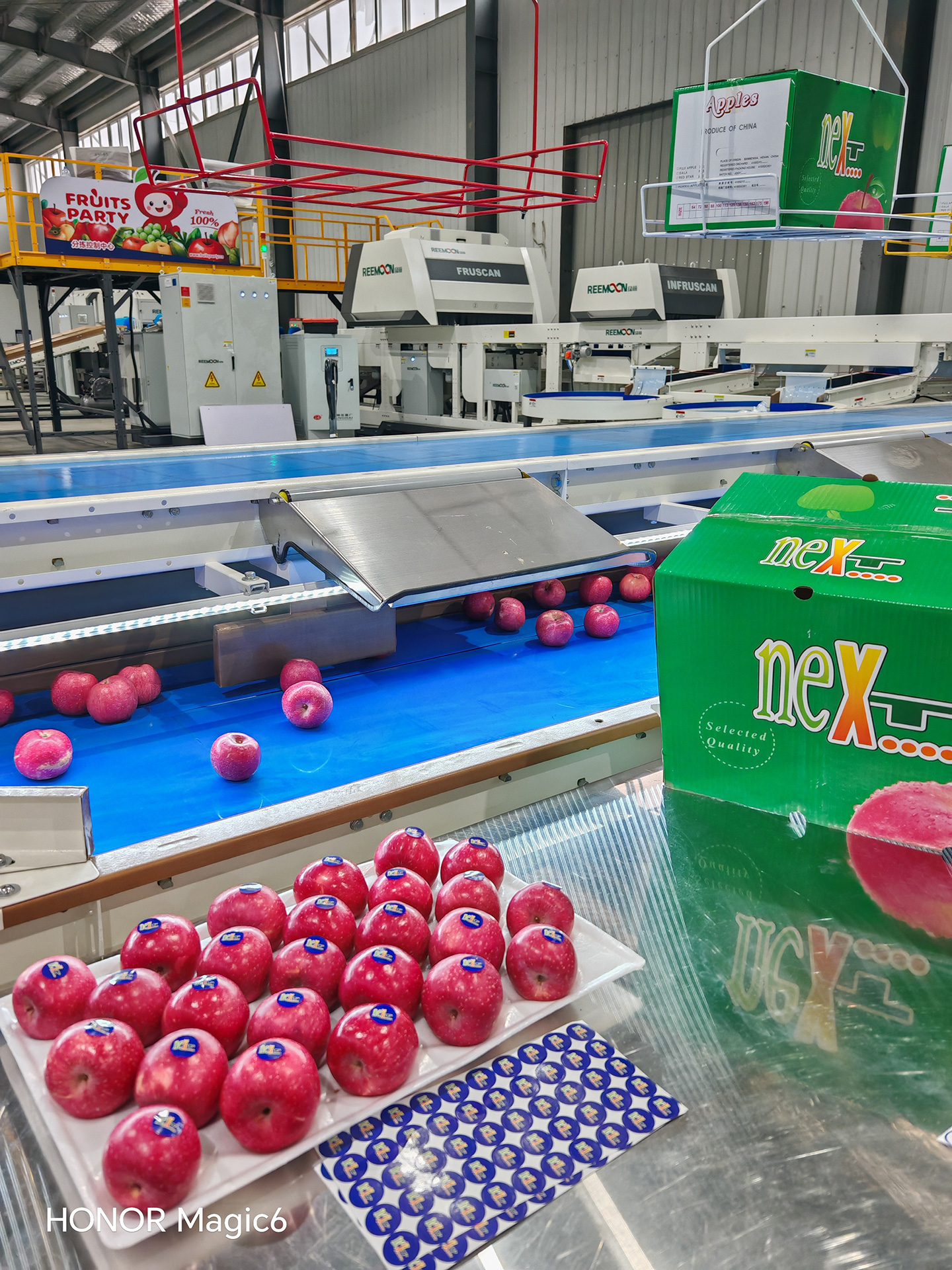 FRUITS PARTY科技赋能，智能分拣